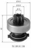 MAGNETI MARELLI 940113020192 Pinion, starter